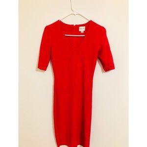 Reiss Red Bodycon Dress in 0